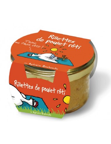 Rillettes de pollastre rostit 90g