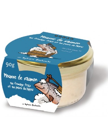 Salmon mousse with fresh cheese 90g