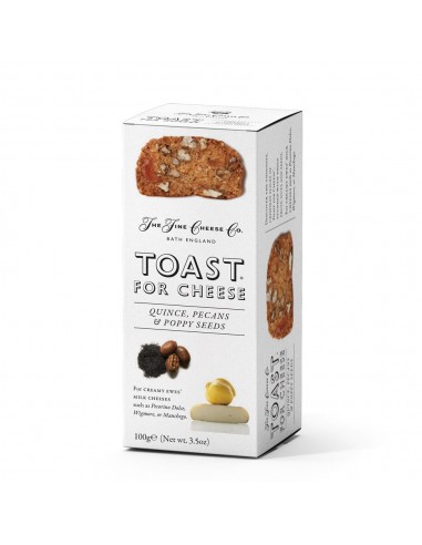 Toasts with quince, pecan nuts and poppy seeds 100g