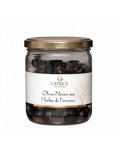 Black olives with Provençal herbs