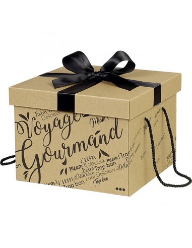 Voyage Gourmand black knot cardboard box