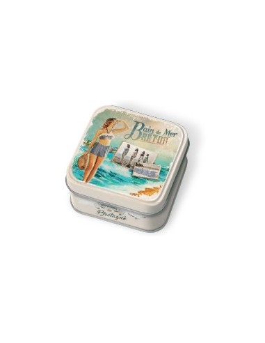 Caramels au beurre salé de Bretagne 45g Boîte vintage Virée
