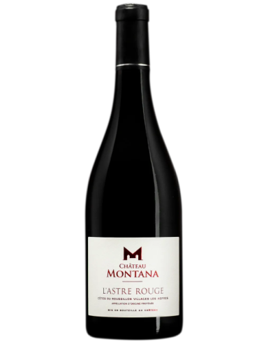 AOP Cotes du Roussillon Villages Les Asprès L'Astre Chateau Montana 2018 Red wine