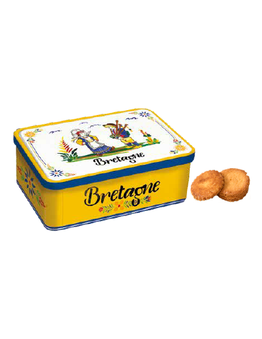 Box of biscuits and pallets of Brittany butter 300g