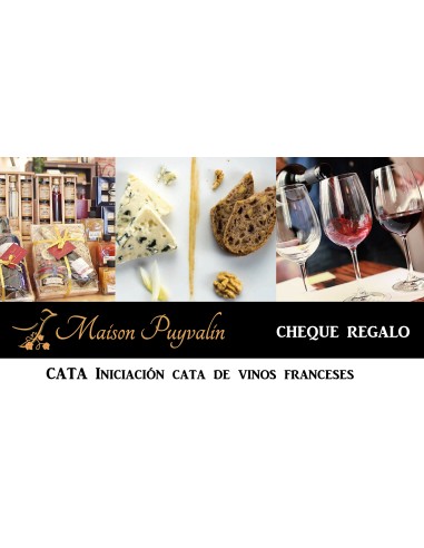 Cartão de oferta - INICIAÇÃO À PROVA DE VINHOS FRANCESES