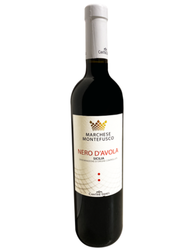 Bottle of Marchese Montefusco Nero d'Avola Sicily