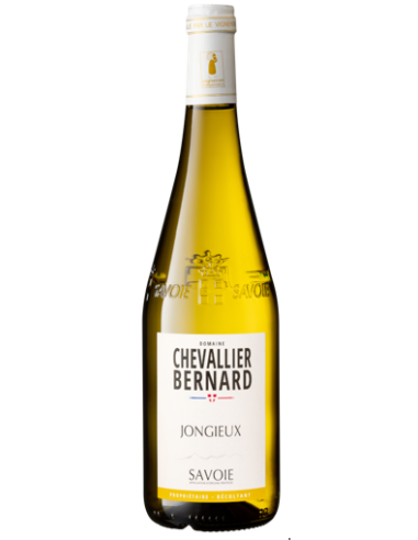 Bottle of AOC Vin de Savoie Jongieux Blanc Jacquère Domaine Chevalier Bernard