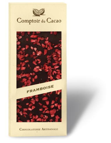 Gourmet chocolate bar - DARK - RASPBERRY