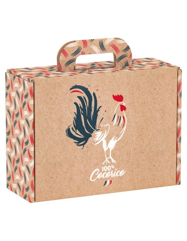 Valise carton kraft COCORICO PETITE