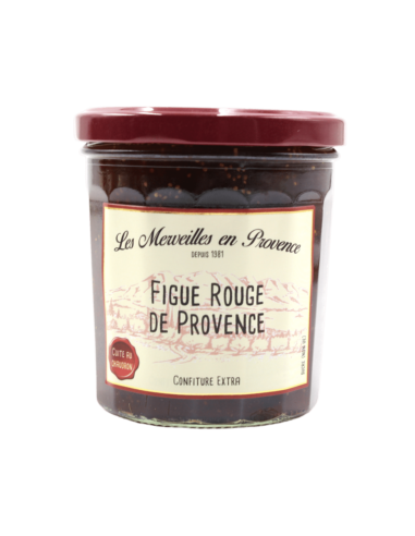 Confiture Figue Rouge de Provence - 370gr Les Merveilles en Provence