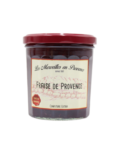 Confiture Fraise de Provence - 370gr Les Merveilles en Provence