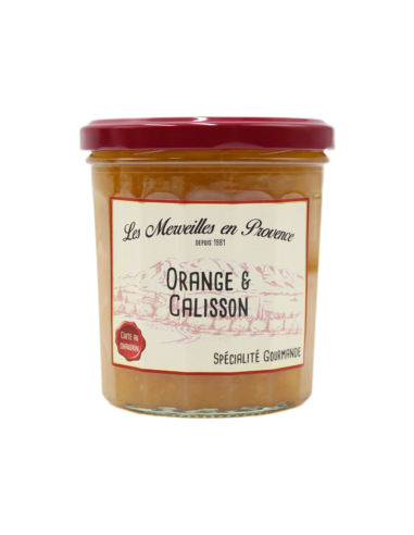 Confiture Orange & Calisson - 350gr Les Merveilles en Provence