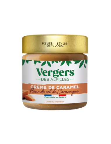 Crema de caramelo con flor de sal de Camarga 270g - Verger des Alpilles