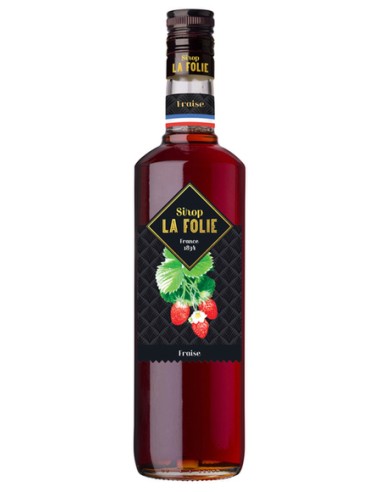 Jarabe de fresa - LA FOLIE 70cl