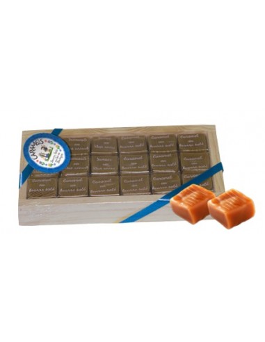Brittany salted butter candies 190g Wooden box