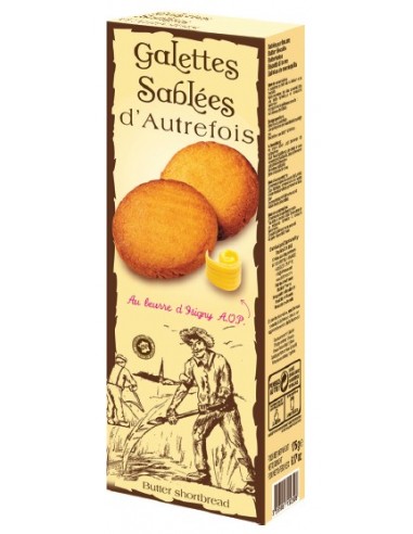 Biscuits sablés au beurre d'Isigny 175g